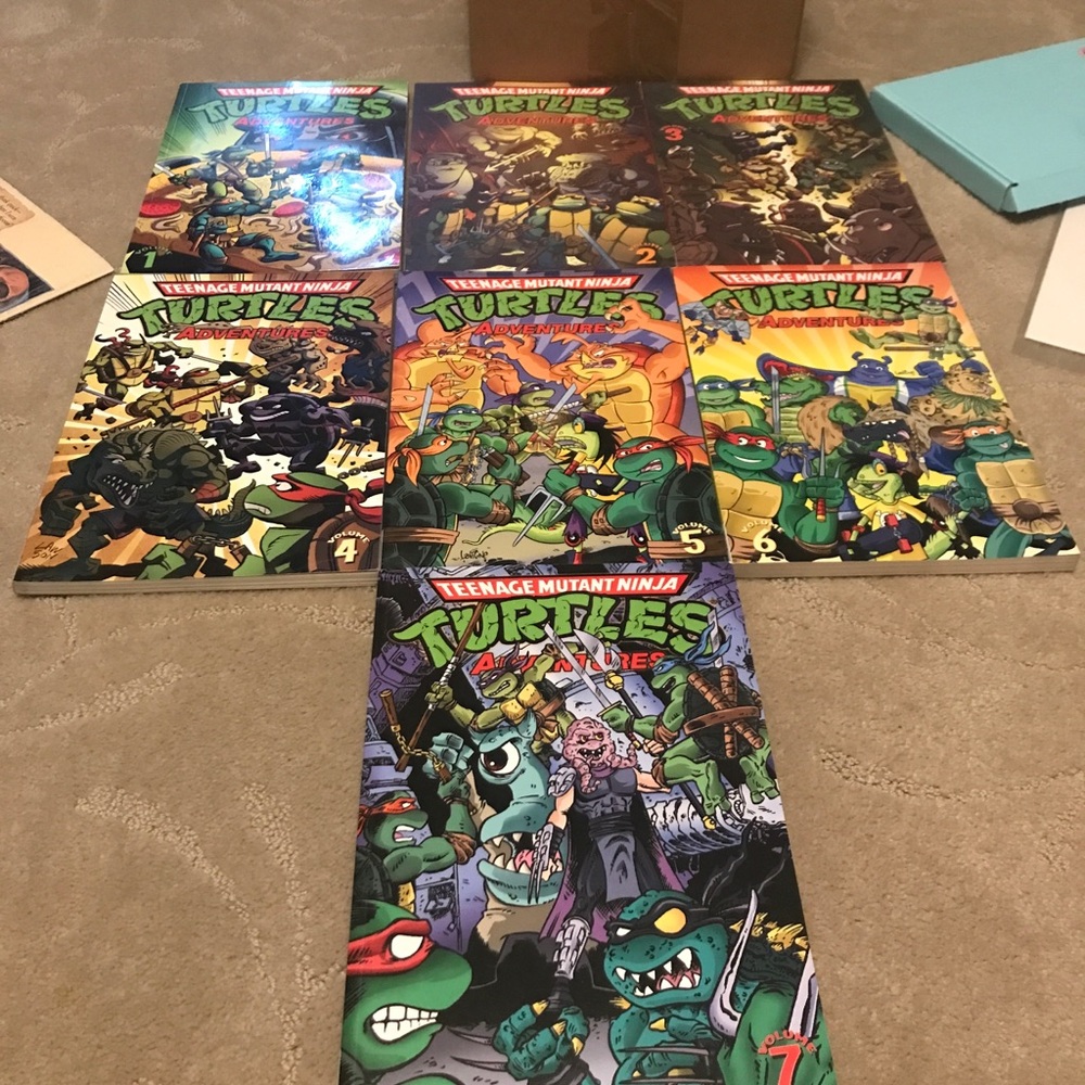 Archie TMNT Adventures IDW TP Comics Lot 1-7